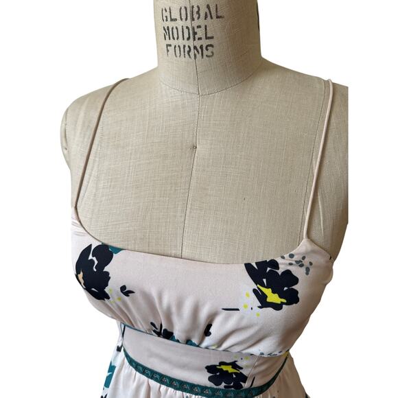 Self-Portrait Midi Tiered Floral Dress Size 4 - Picture 7 of 11